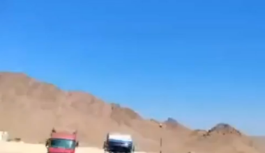 [Full video] Jordanian F16 shoots down Iranian Shahed 136