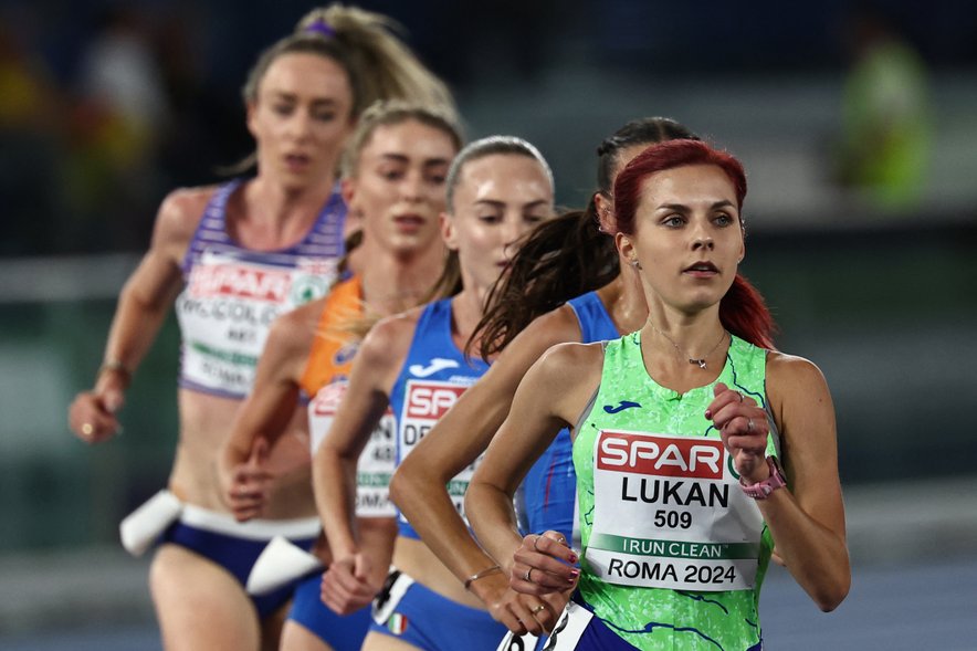 Klara Lukan na lanskoletnem evropskem prvenstvu v Rimu.