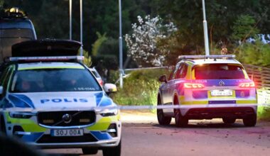 Explosion i bil i Falkenberg – polis utreder allmänfarlig ödelägelse