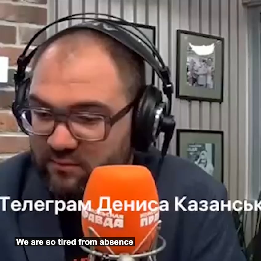 This is an average Russian. He wants to see blood. He wants to see destruction. Why? Because it gives him a good picture to show. This country can't be asked to stop; it can only be stopped for good.