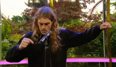 Luftguitarist bliver cuttet af i go morgen danmark