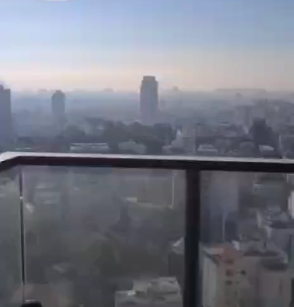 Close one: Man records Iranian missile directly striking Israel