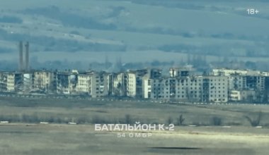 Drones from the K-2 Battalion taking out Russian infantry