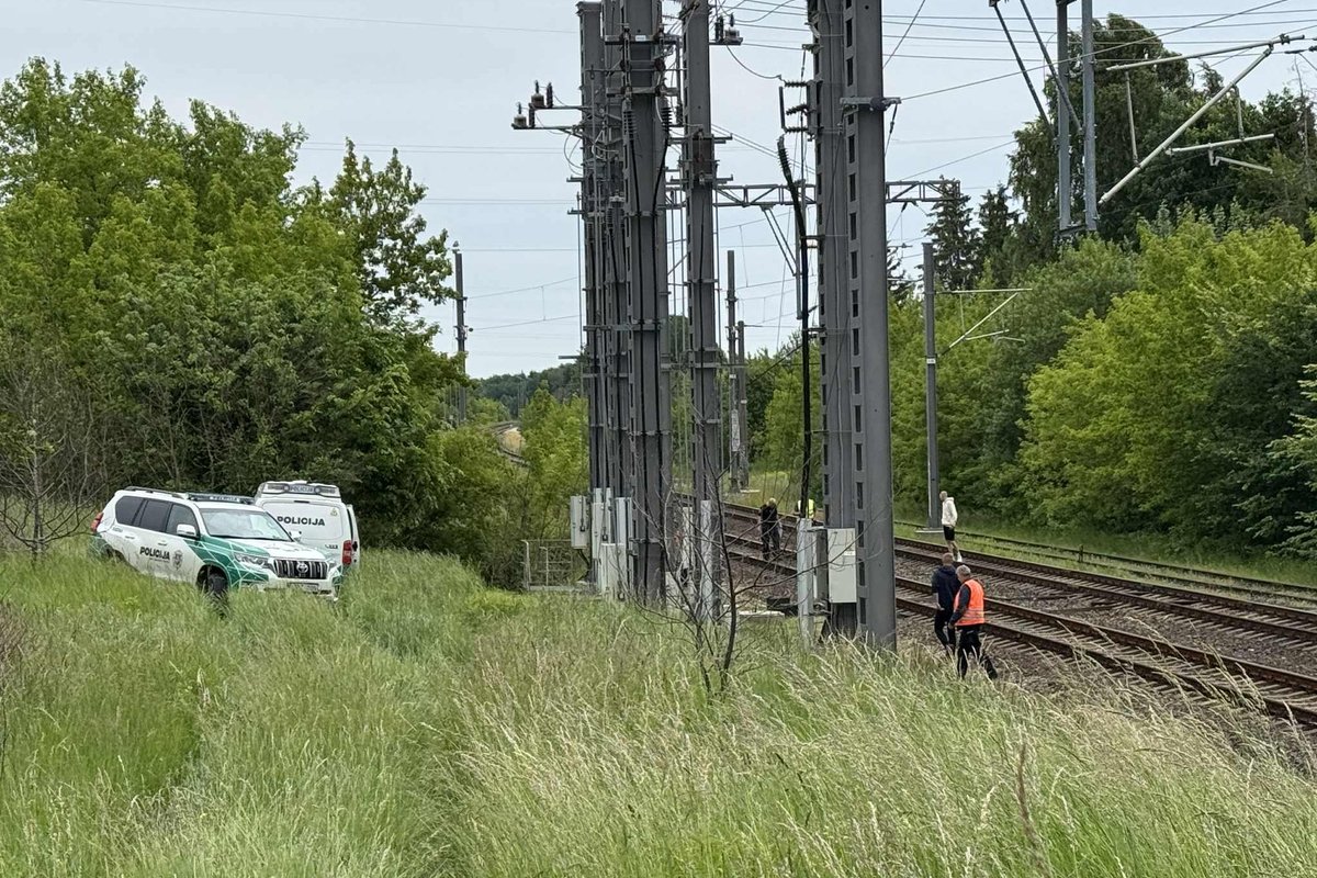 Žmogus iššoko iš traukinio netoli Klaipėdos