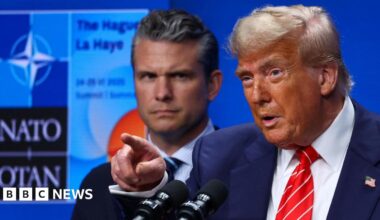 Trump says Nato defence spend rising to 5% of GDP is 'big win' for US and the West