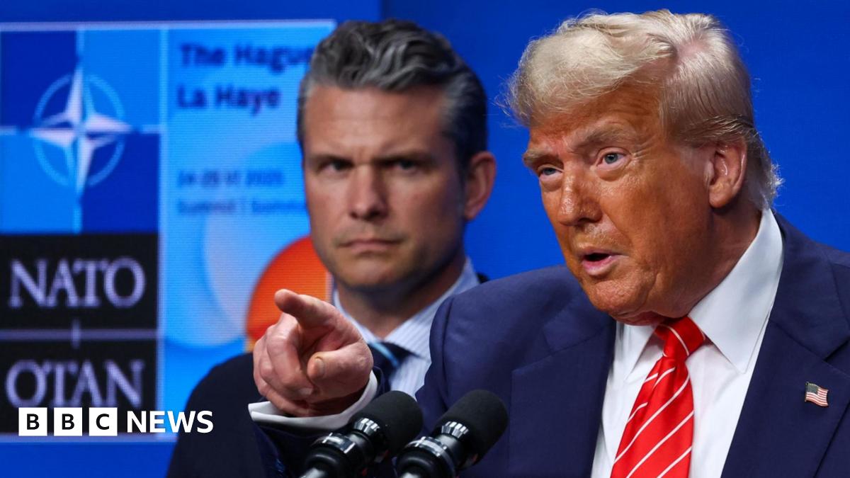 Trump says Nato defence spend rising to 5% of GDP is 'big win' for US and the West