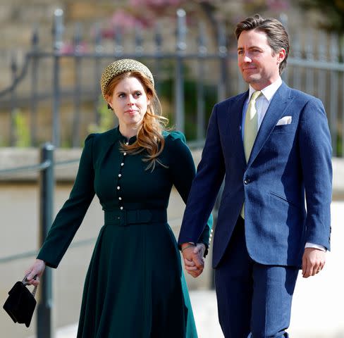 Getty Princess Beatrice and Edoardo Mapelli Mozzi on April 20, 2025