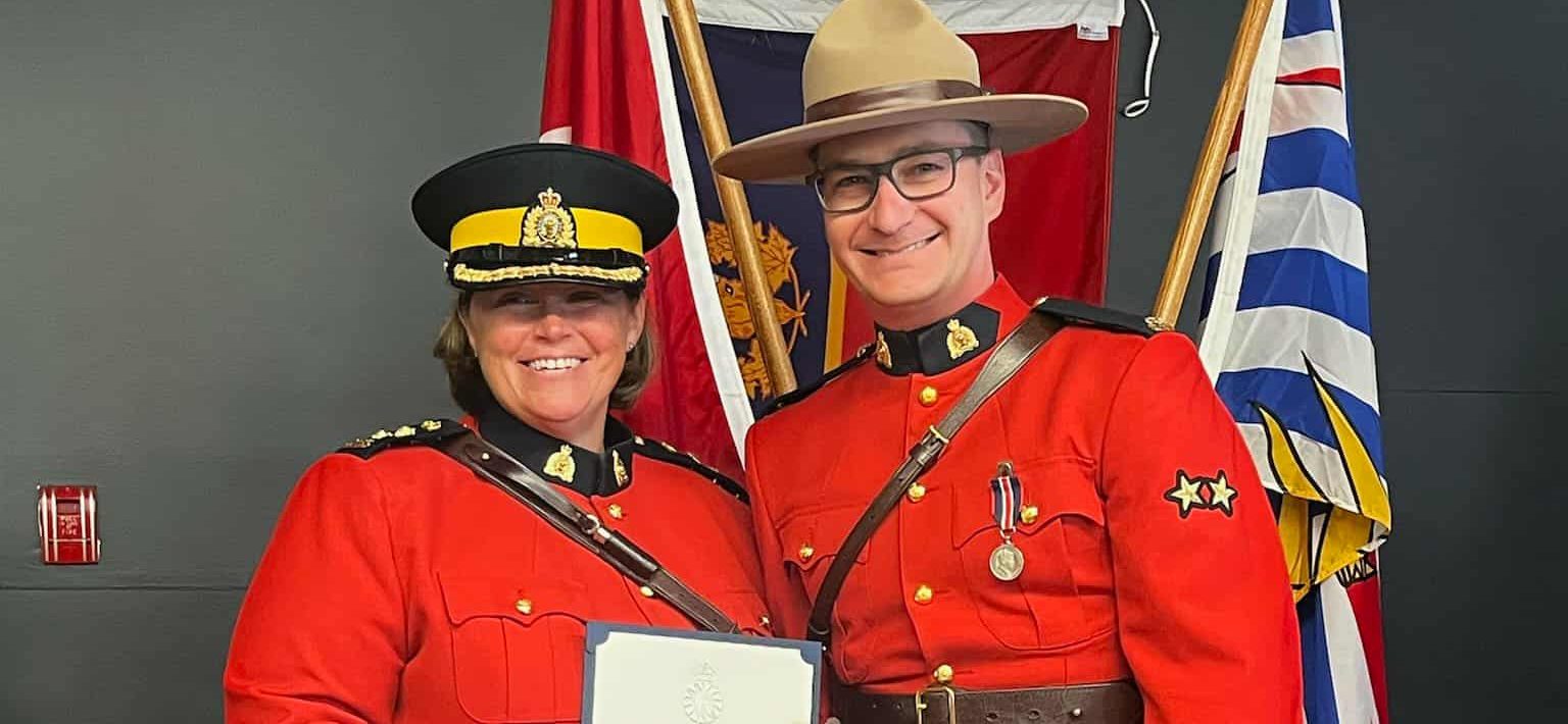 Merritt-raised RCMP officer honoured with King Charles III Coronation Medal