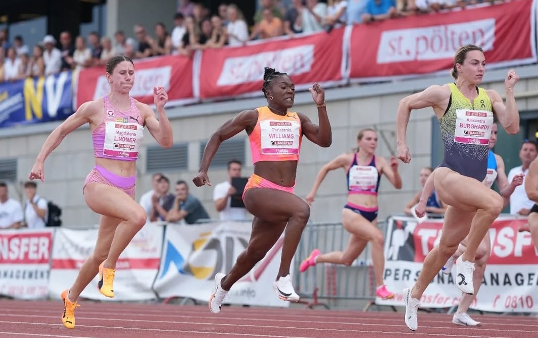 Christania Williams Happy with Progress After Season-Best Performances in Austria