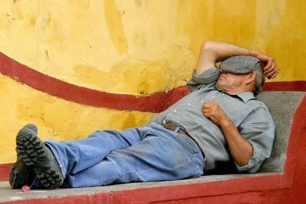 Descansar en la calle