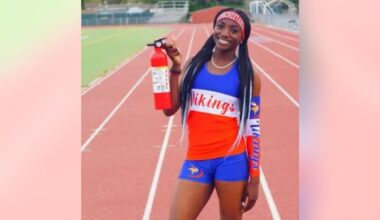 California track star, disqualified for fire extinguisher celebration, hoping to compete at nationals