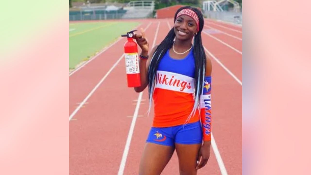 California track star, disqualified for fire extinguisher celebration, hoping to compete at nationals