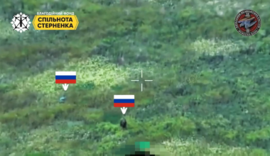 Russian soldiers wearing "Anti-Drone" coats were taken out by Ukrainian "Nebesna Kara" UAV Battalion of the 54th Mechanized Brigade. Siversk direction. June 2025 [Published 11.06.2025]
