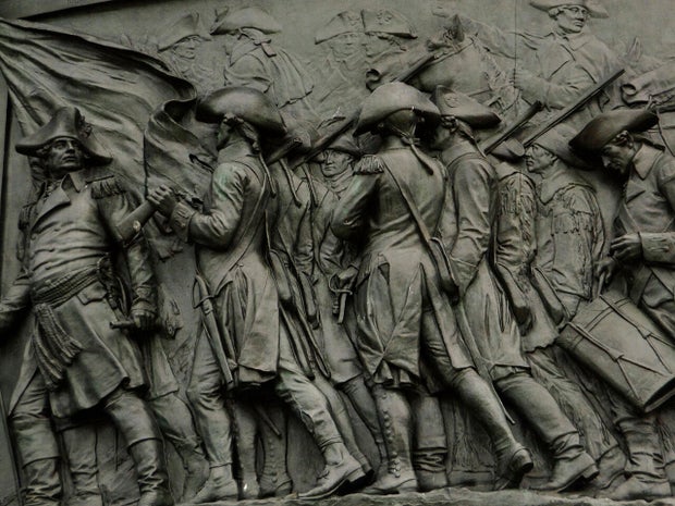 Amerikas revolucionārais karš. Vašingtonas piemineklis. 
