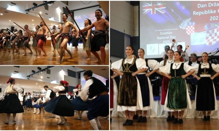 VIDEO: Croatian and Māori performances mark powerful Statehood Day celebration in Auckland