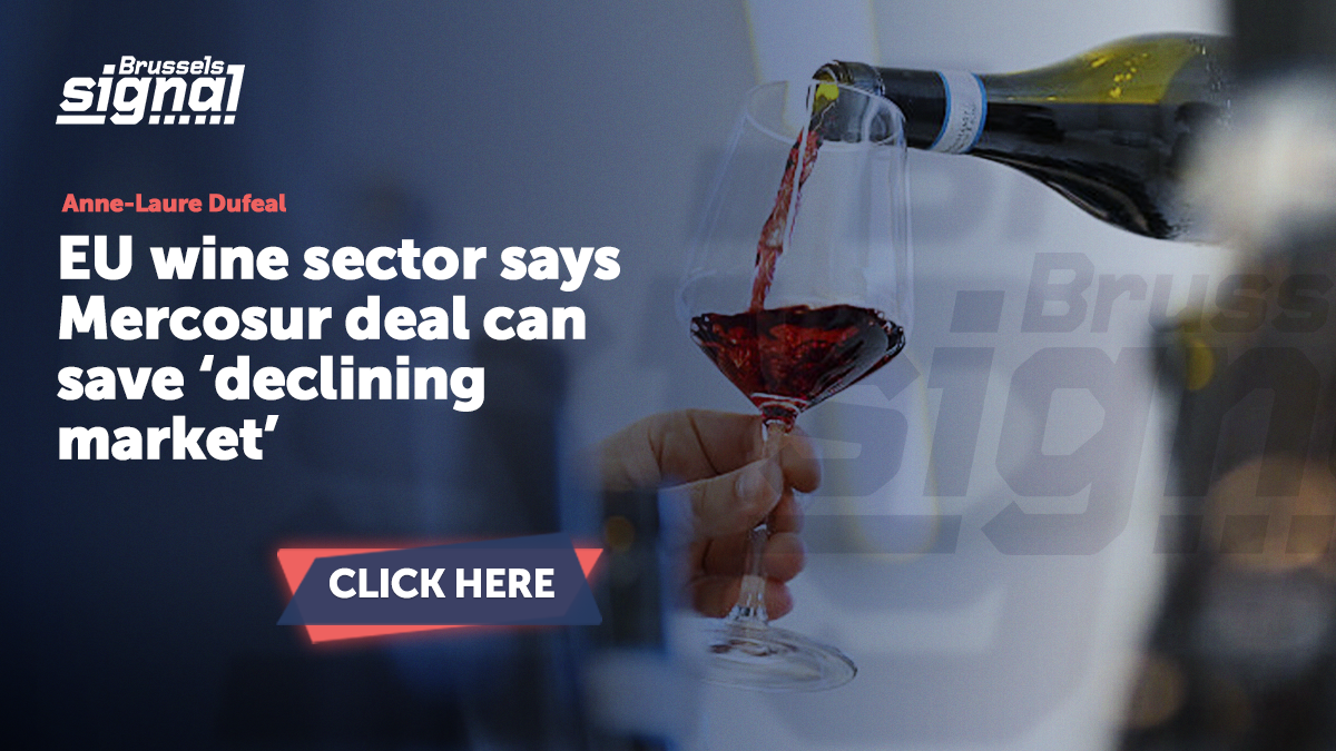 EU wine sector says Mercosur deal can save ‘declining market’