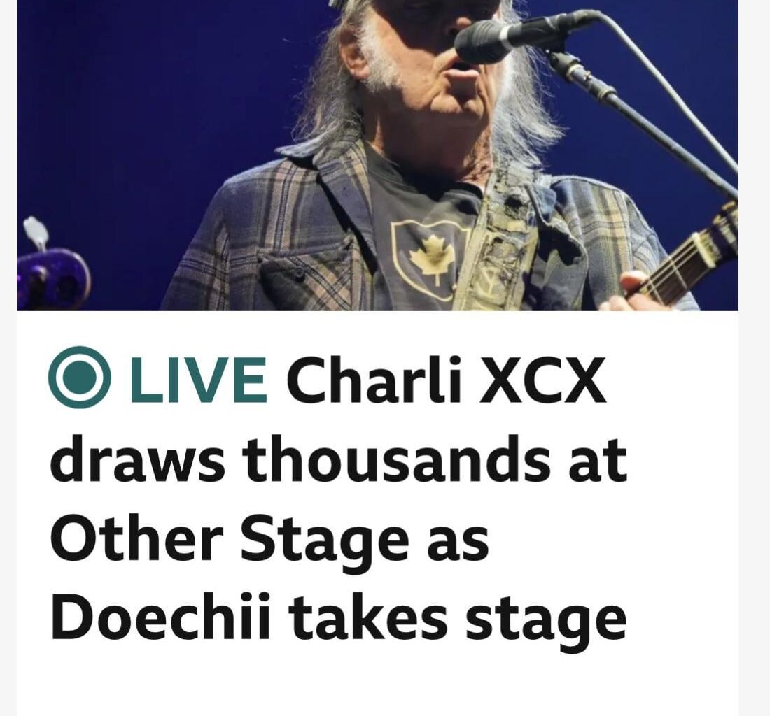 Wow the stress of performing has really aged her