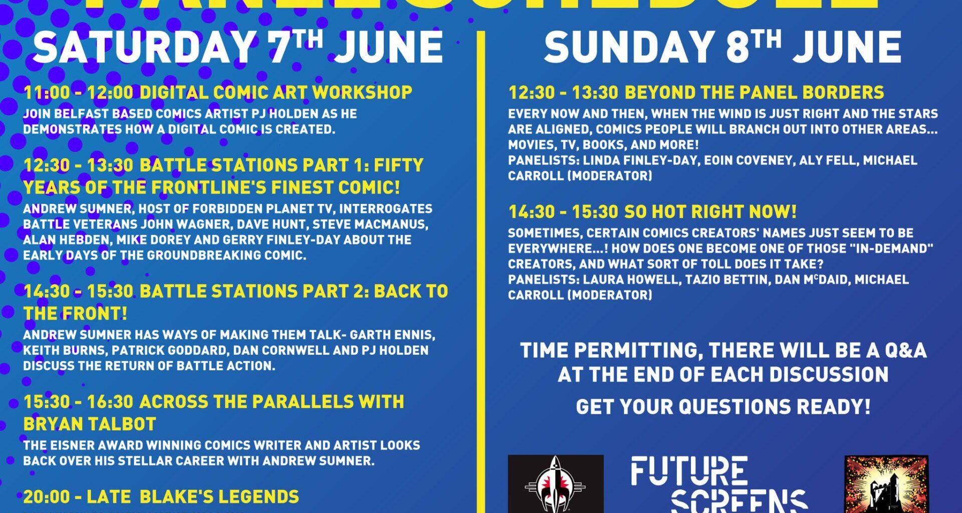 Judge Dredd, The Boys, Punisher & Star Wars fans — creators behind the books are hitting Enniskillen Comic Fest this weekend!