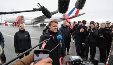 Macron says he is in Greenland to express 'France and EU's solidarity'