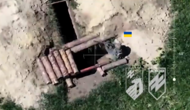 Close combat: Ukrainian soldiers of the 20th Operational Brigade "Lyubart" of the 1st Army Corps "Azov" repelled a Russian infantry assault and defended their trenches near Toretsk. June 2025 [Published 11.06.2025]