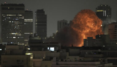 Iran targets major civilian sites in Israel as airstrikes kill at least 24