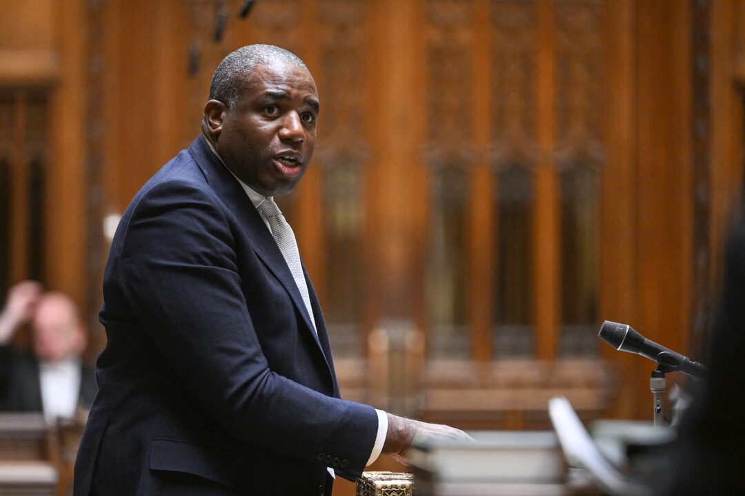 British Foreign Secretary David Lammy