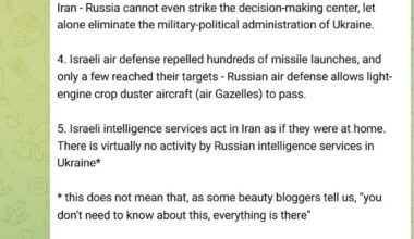 Russian Neo-Nazi Sabotage Assault Reconnaissance Group "Rusich" Complains Publicly About Russia's Failure In Ukraine As Opposed to Israel's Operations Against Iran.