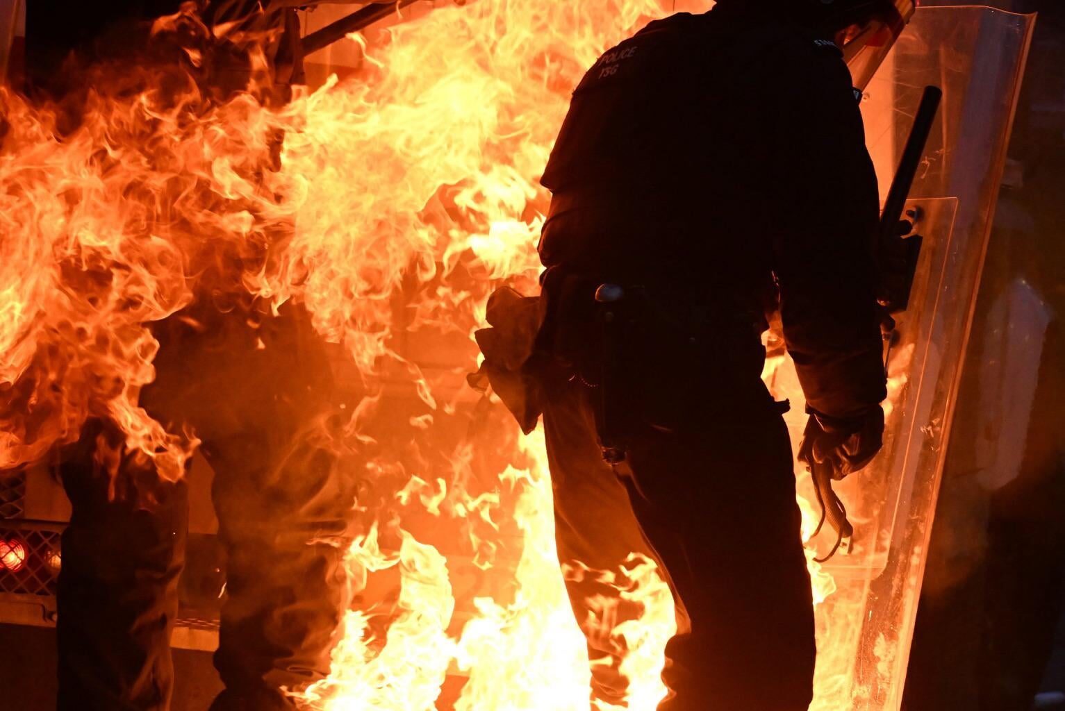 Still blaming the PSNI for doing nothing about the riots?