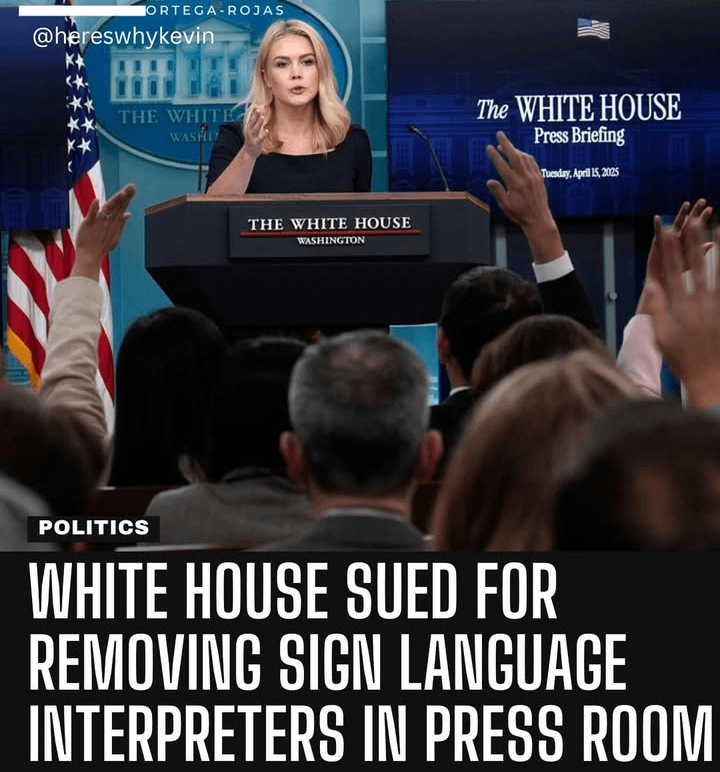 I feel for these deaf people, no interpreters allowed plus Bunker Barbie barely has any lips you could read anyway