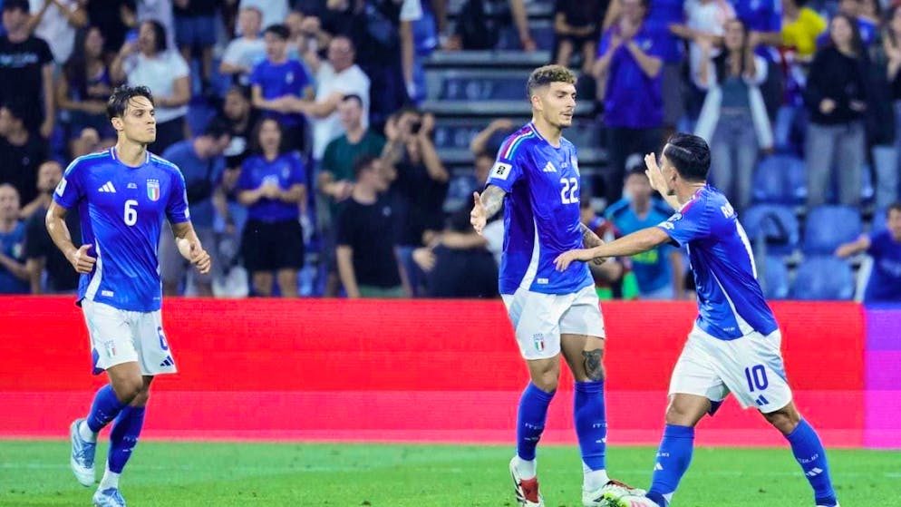 Italy fulfill their duty at Spalletti's farewell - Gallery. Giacomo Raspadori helped Italy to a must-win against Moldova with a 1-0 victory before the break