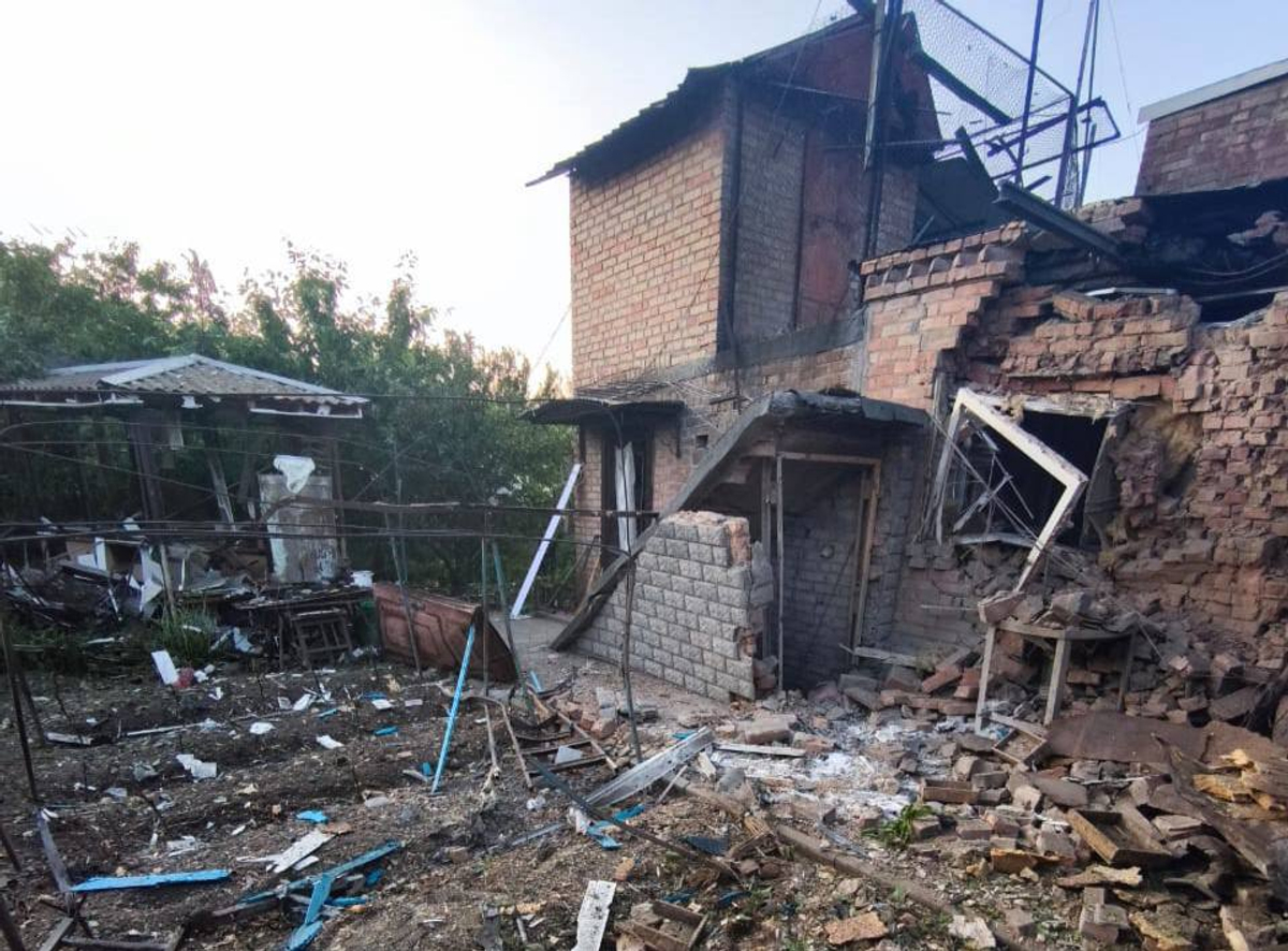 Russian Overnight Strikes on Central Ukraine