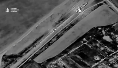 More video from GUR about destruction of train with fuel