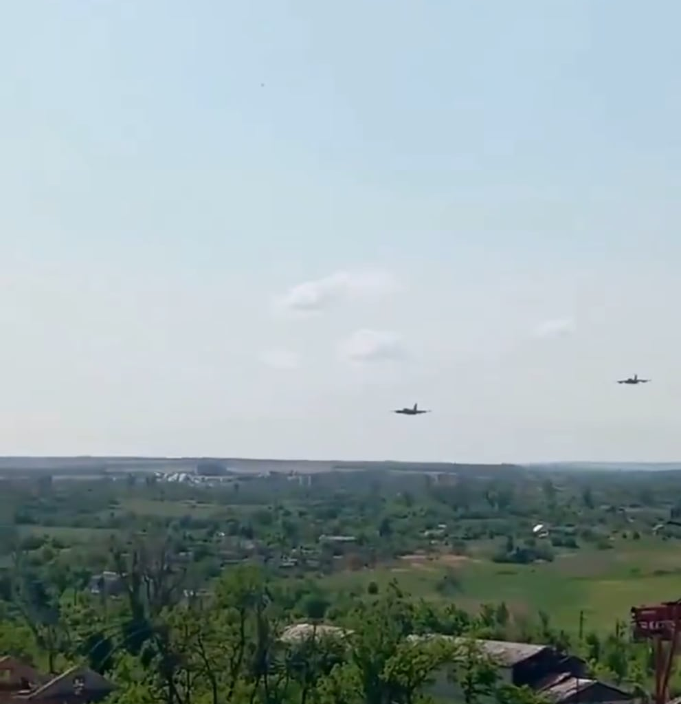 A Russian Air Force Su-25 pilot accidentally shot down his wingman with unguided rockets over Donetsk Oblast earlier today. [Unconfirmed] 13.06.2025