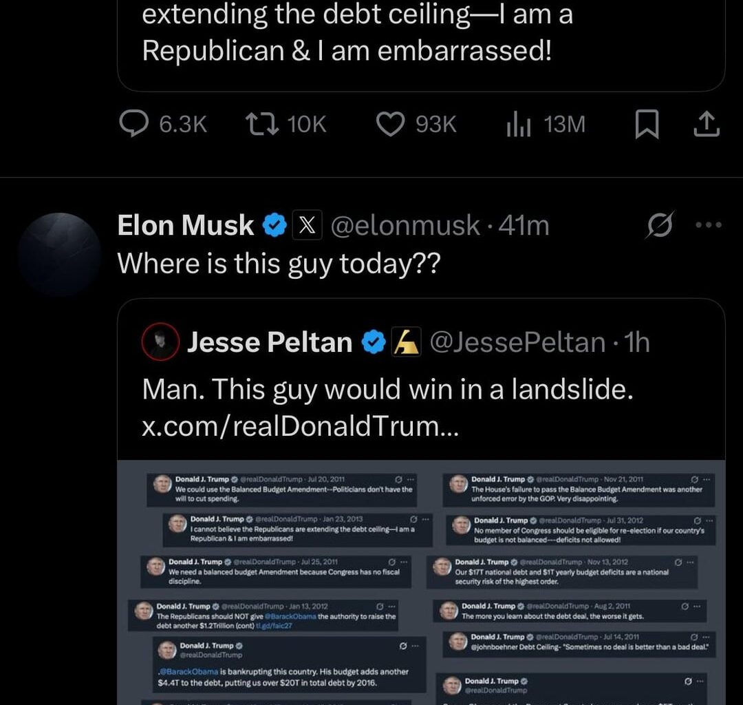 Elon vs Trump