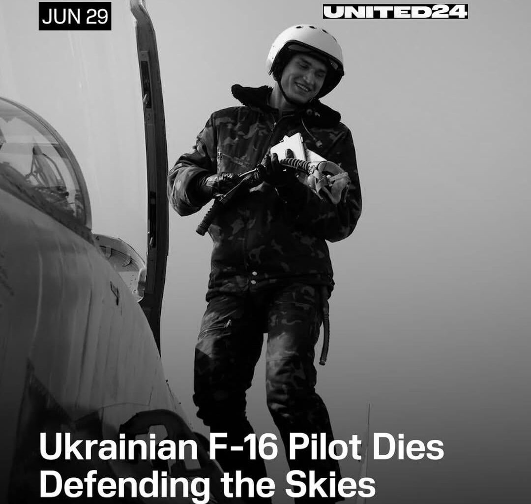 Maksym Ustymenko downed seven targets before his jet was hit