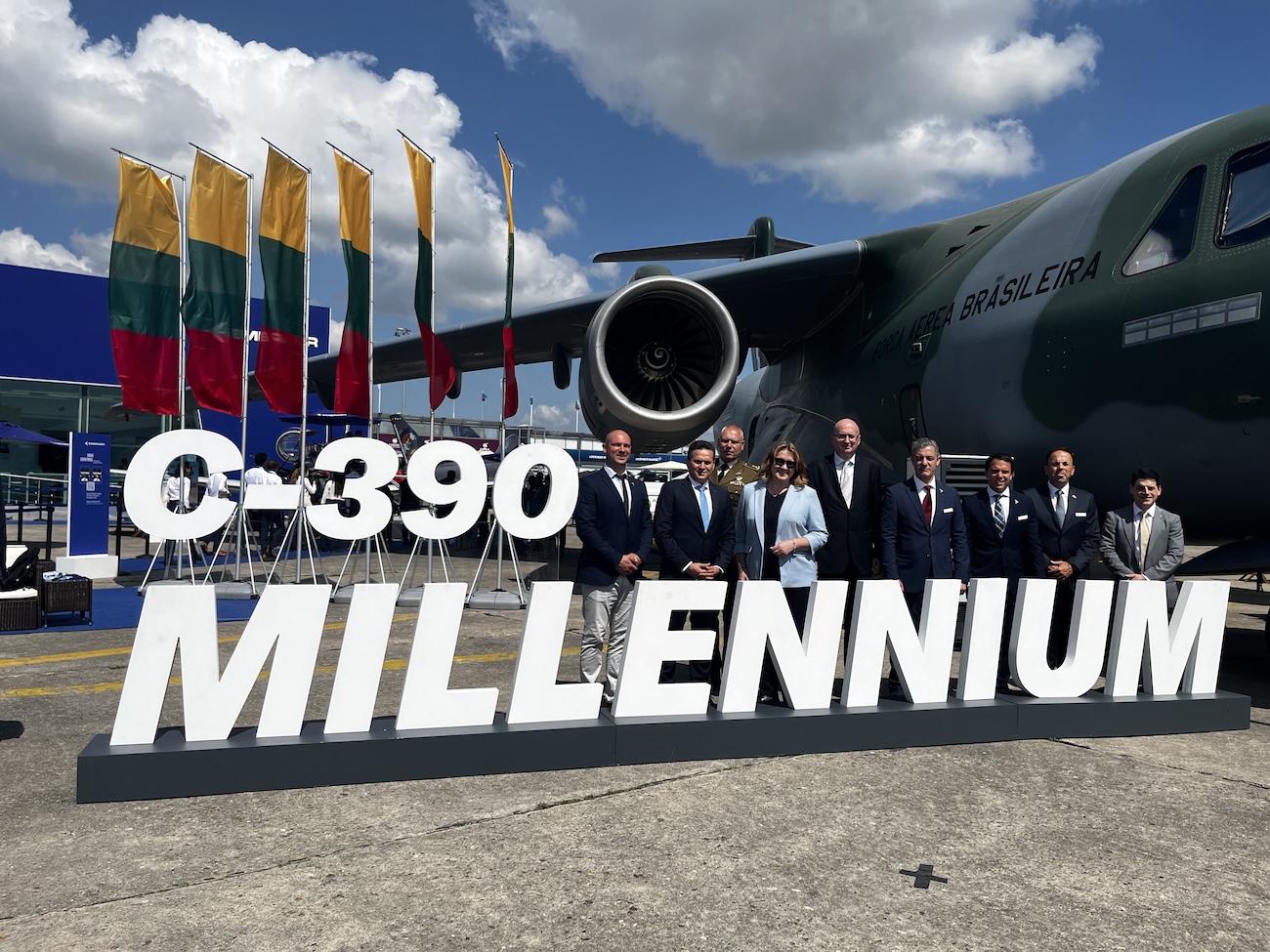 Lithuanian MoD selects Embraer's C-390 Millennium military transport aircraft