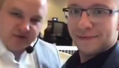 What is he saying?
