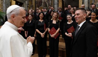 Liturgical music can teach value of unity in diversity, Pope Leo says