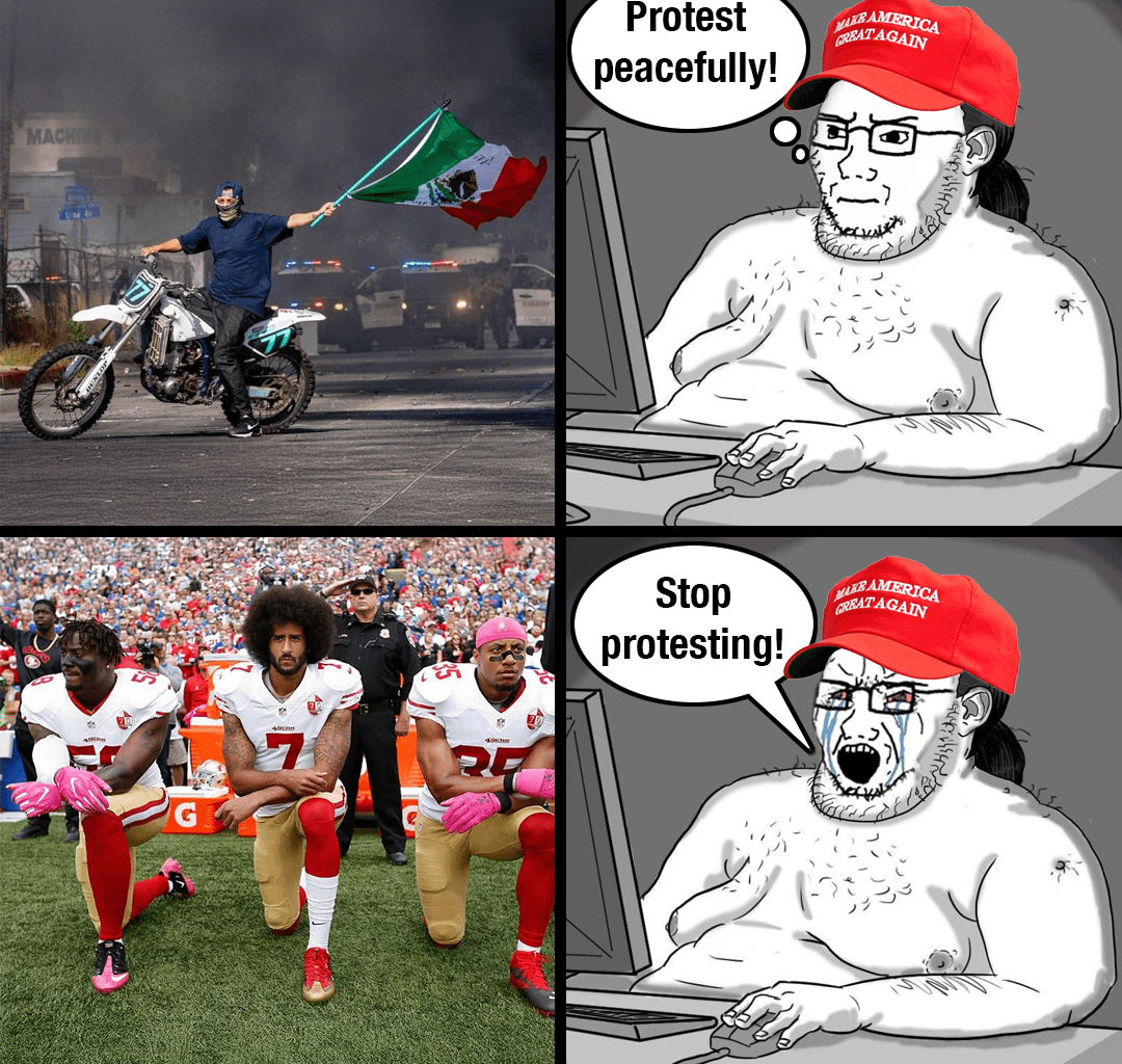 The protest paradox