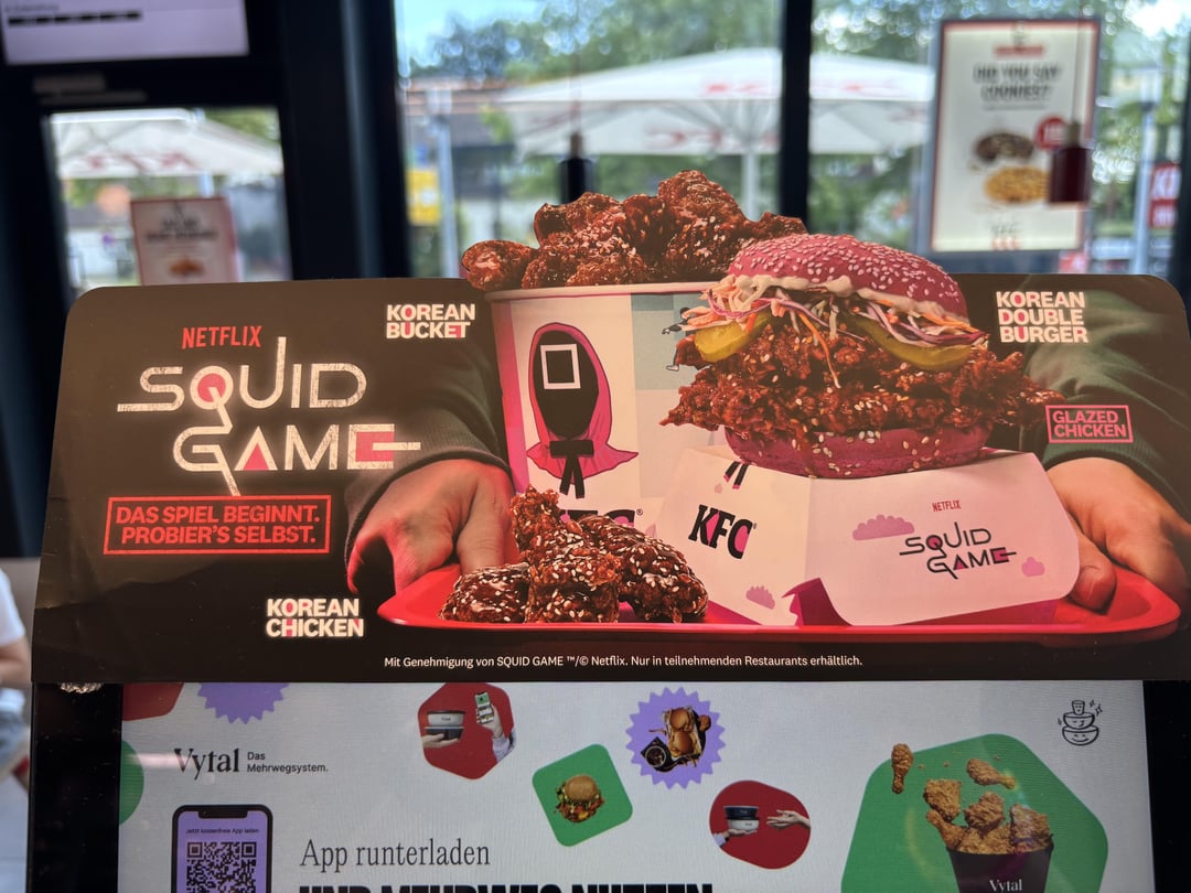 Korean fried chicken at KFC