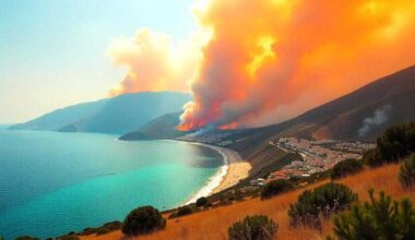 New Travel Alert as Greece Battles Intense Wildfires With Urgent High Fire Alert As Flames Threaten Coastal And Island Regions