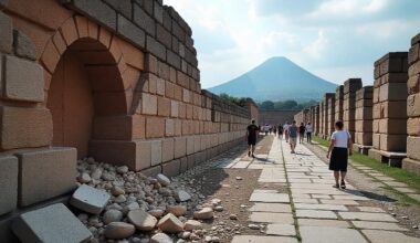 What Happens to This Ancient Archaeological Site in Italy as Earthquake on June Five Damages Ancient Pompeii Historical Structure