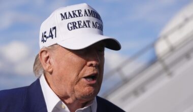 President Donald Trump speaks to reporters before boarding Air Force One at Morristown Municipal Airport in Morristown, N.J., Sunday, May 25, 2025. Photo: AP/PTI.