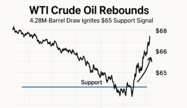 WTI Crude Oil Rebounds 4.28M-Barrel Draw Ignites $65 Support Signal