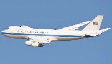 President Donald Trump's emergency command aircraft was caught flying over parts of the US on Tuesday, sparking fears that an attack on US soil was imminent.