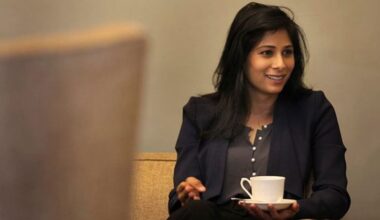 crypto Prof. Gita Gopinath is given an interview at Hotel Taj Mahal Palace in Mumbai. She is a professor at the economics department of Harvard University and the Financial advisor to the Chief Minister of Kerala. She has done work on price setting across currencies and the sovereign debt defaults in Europe. Express Photo By Pradip Das, 21st Dec 2017, Mumbai