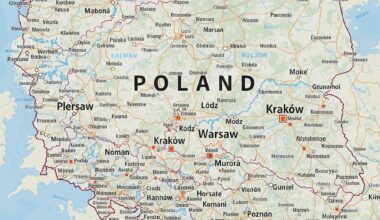 The map of Poland, according to Gemini