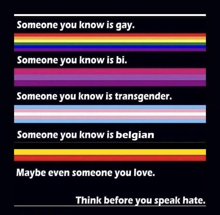 Happy Pride Month to all Belgians