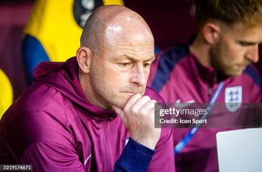 Lee Carsley's side failed to score in an U21 Euros match for the first time since 2021. (Photo by Dominika Kortvelyesiova/Icon Sport via Getty Images)