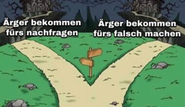Es wird sich nie ändern 😂